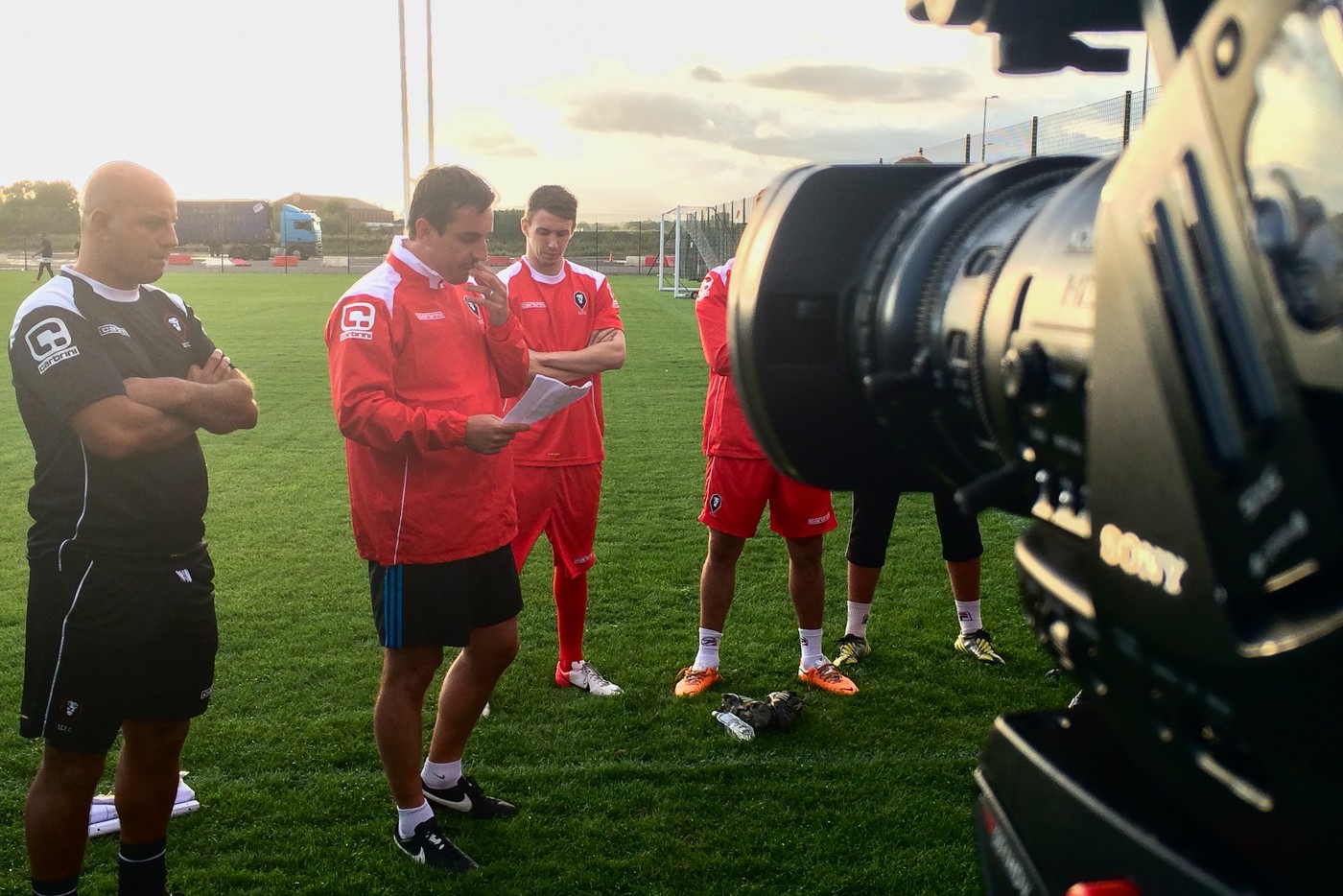 First training session after Class of 92 takeover at Salford City FC