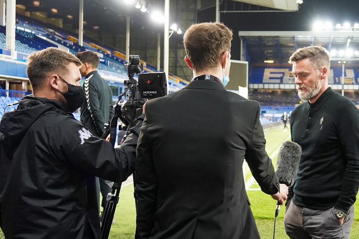 Interview with Graham Alexander at Goodison Park