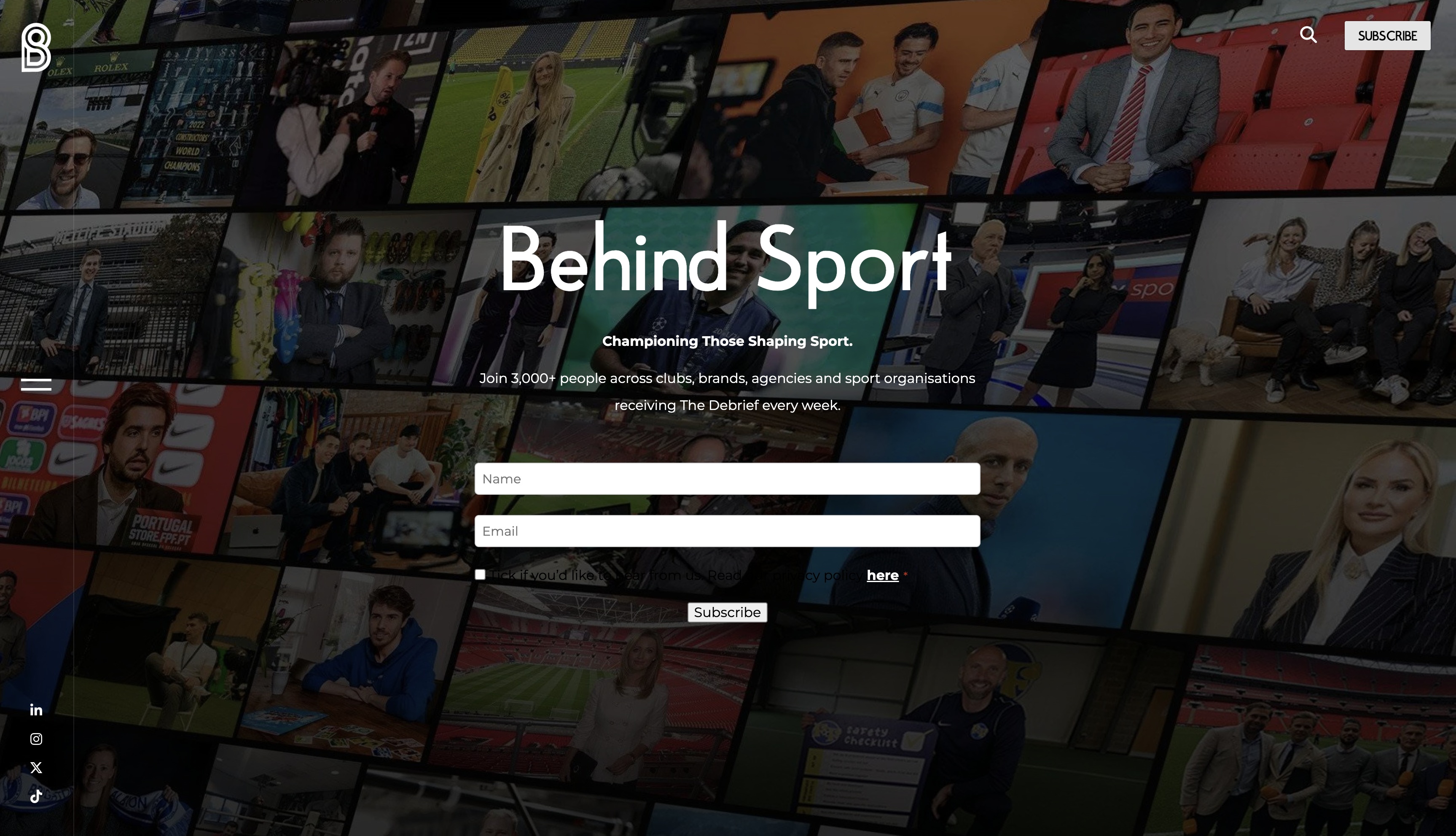 New Website Looks Behind the Scenes of the Sporting World