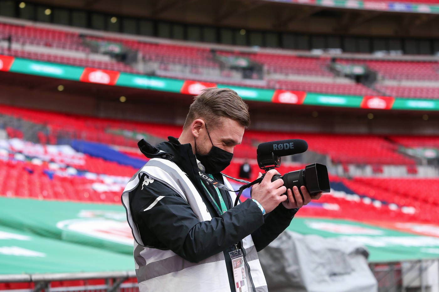 Ryan Deane at Wembley for EFL Trophy final