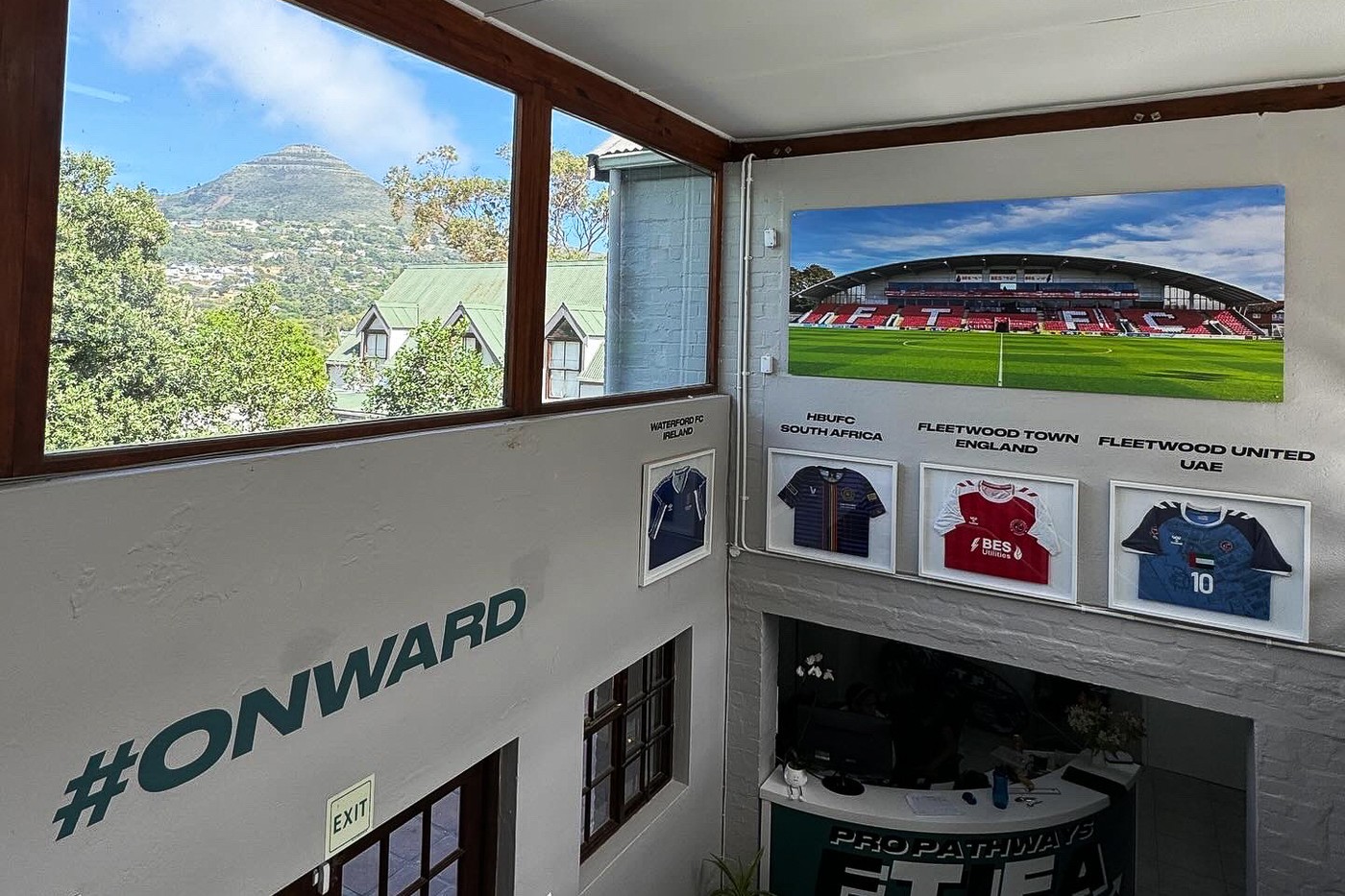 Trip to South Africa to meet colleagues at Hout Bay United