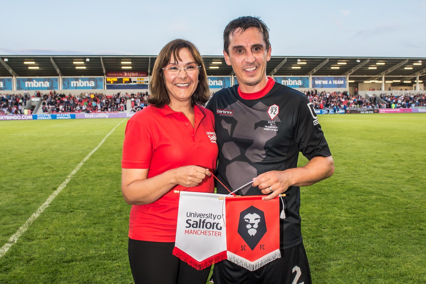 University of Salford & Class of 92 Partnership - Gary Neville and Prof Amanda Broderick